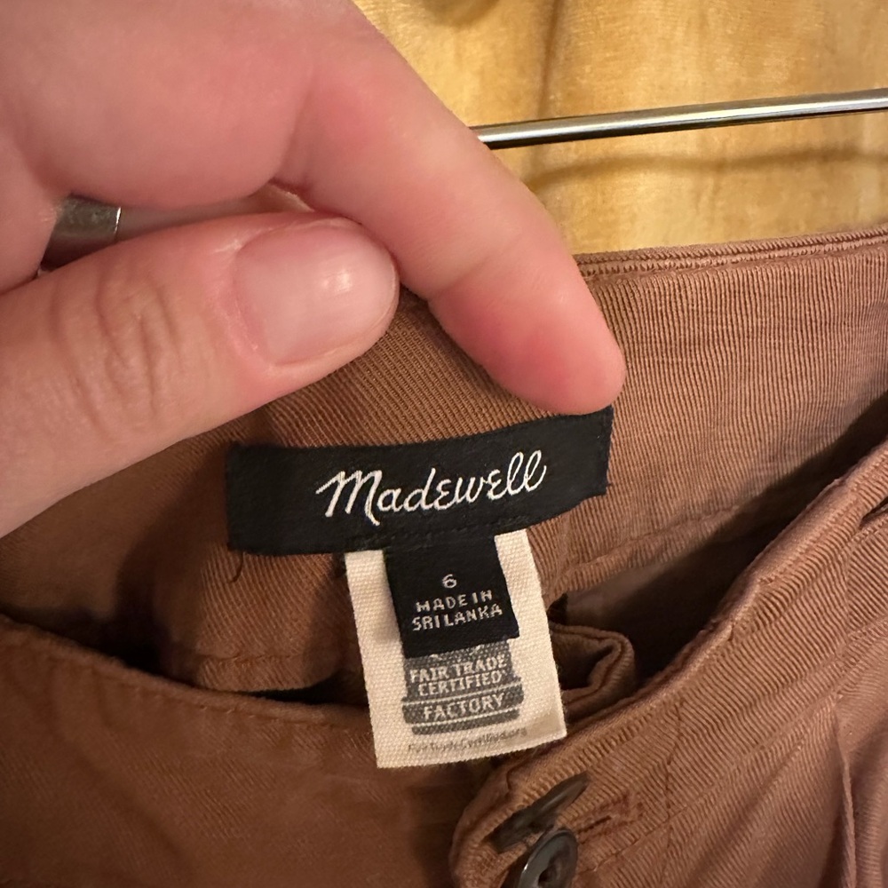Madewell Brown Trouser Pants